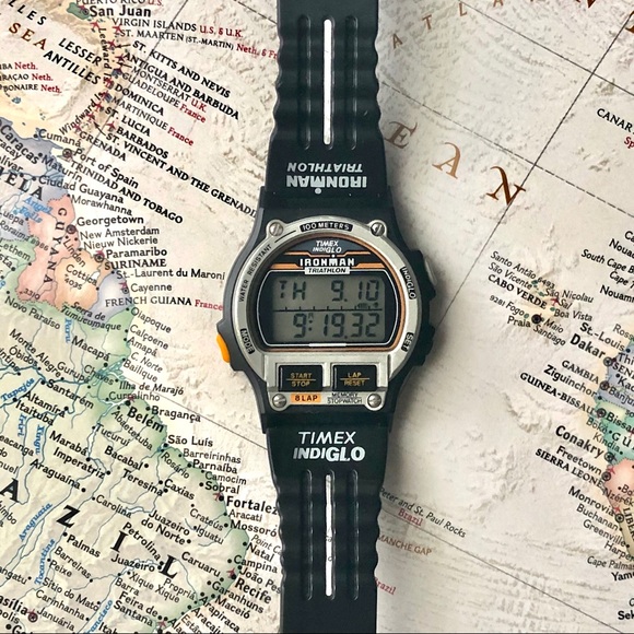 SOLD Vintage Timex Ironman Triathlon Digital 100m - Picture 2 of 10